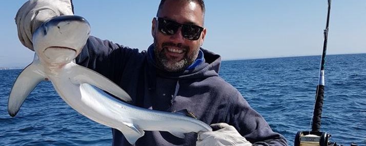 Shark fishing from Alvor