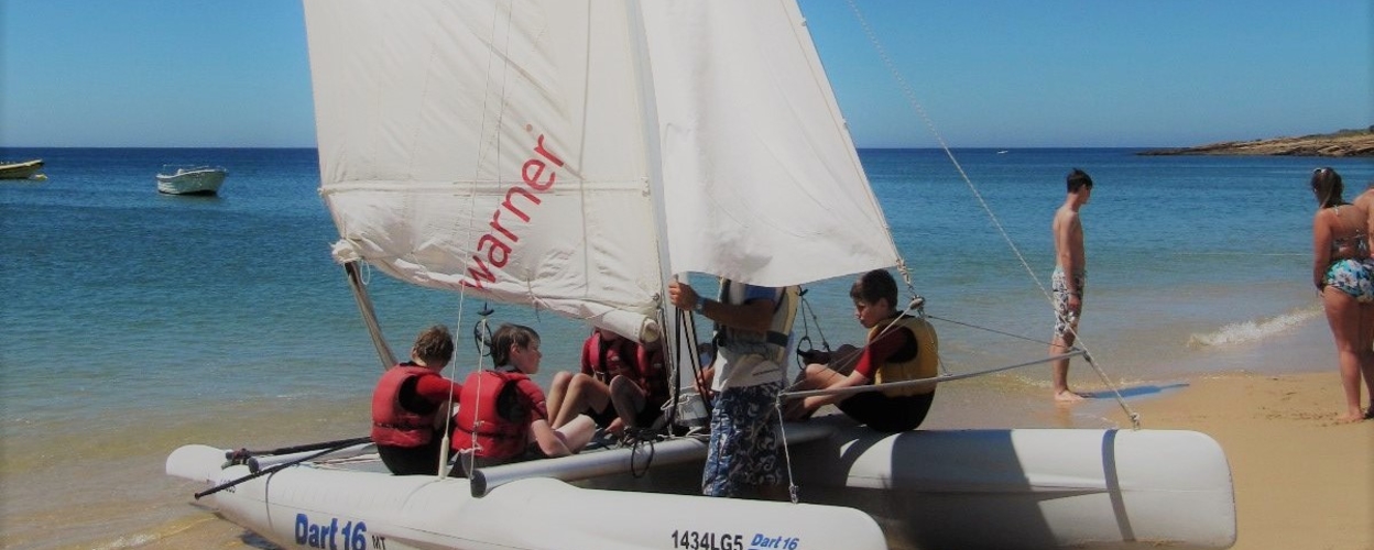 Learn sailing in Luz – Lagos
