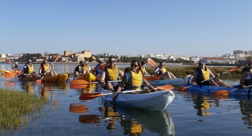 Kayaking in Faro to Ria Formosa
