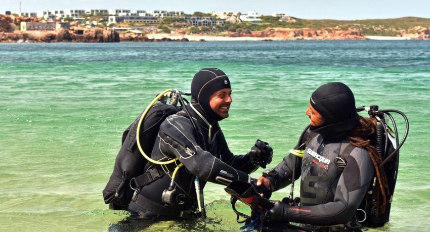 First time diving in Sagres