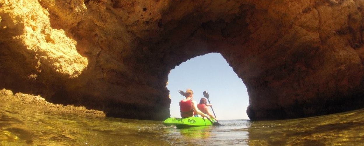 Boat tour + kayak tour to Benagil