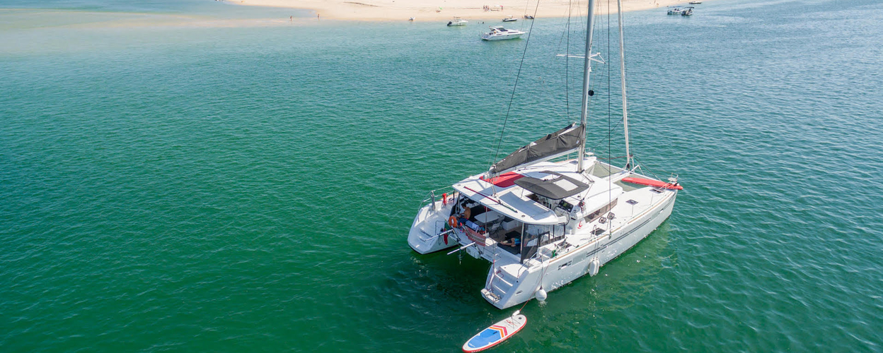 Full-day on a sailing catamaran in Lagos