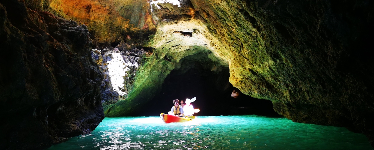 Early bird kayak tour to Benagil