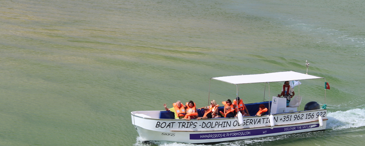 Short boat ride to Armona Island from Olhão