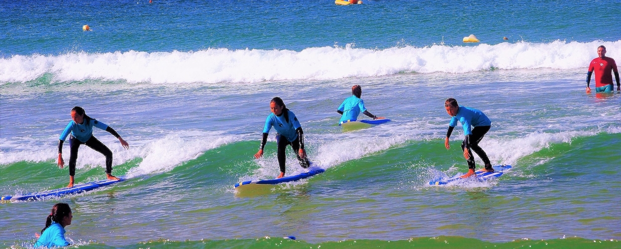Surf class in Albufeira
