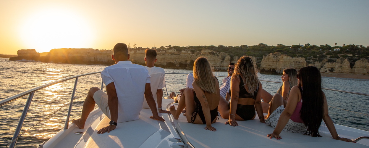 Private sunset yacht cruise in Albufeira